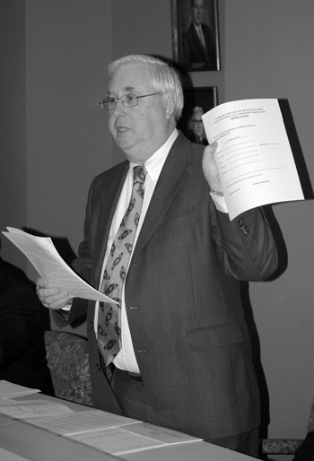 Perry Roquemore, legislative committee meeting, Nov 5 2009 Perry Roquemore, legislative committee meeting, Nov 5 2009